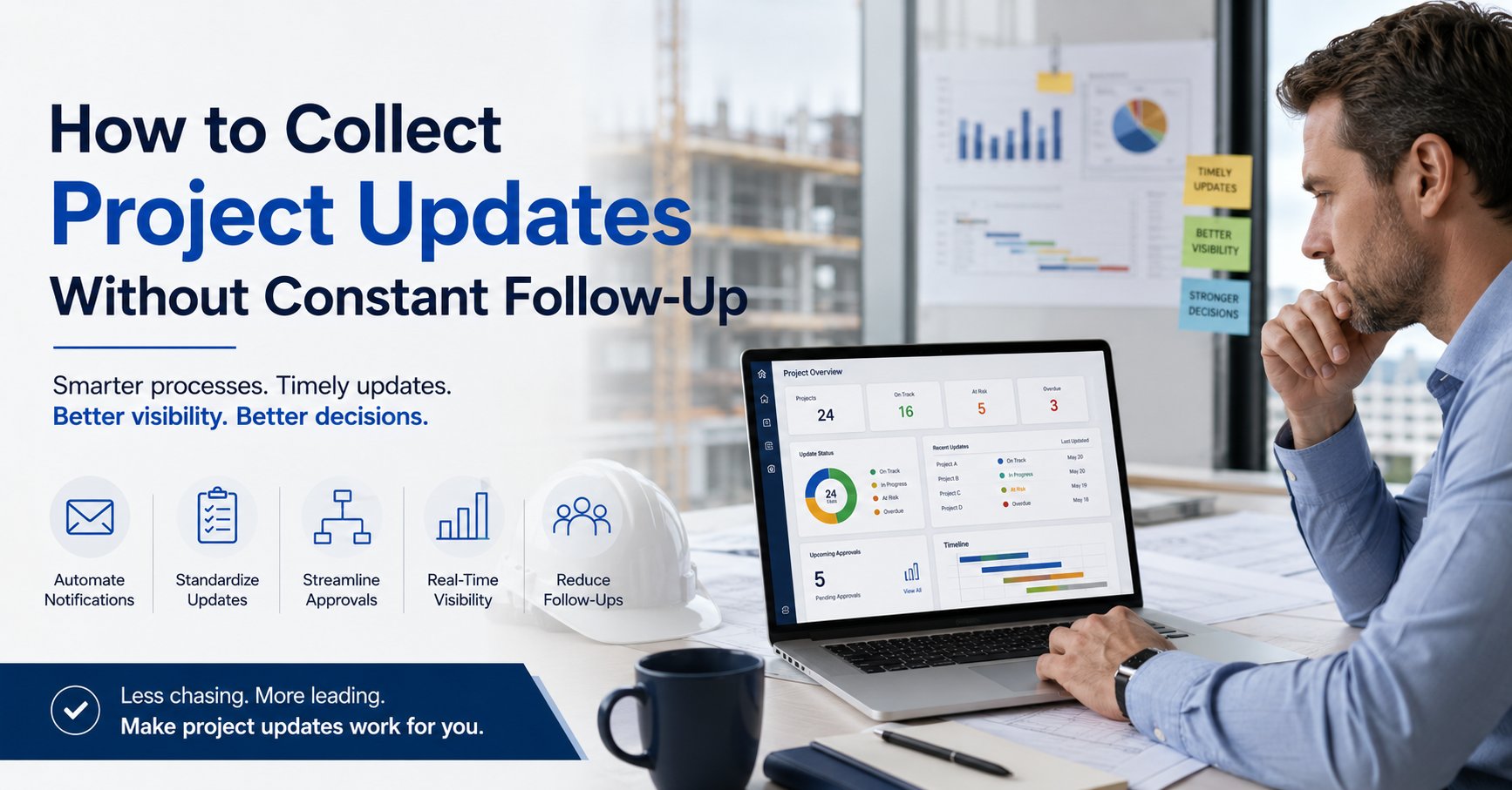 Collect project update efficiently